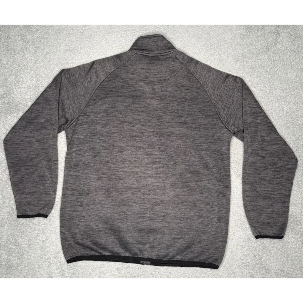 GIII New York Rangers NHL Pro Authentics Sweatshirt Men XL Heather Gray Full Zip